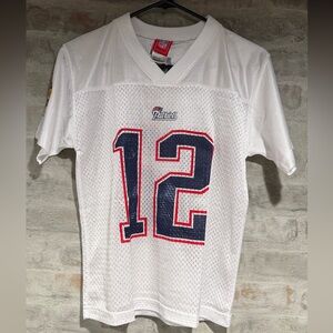 Patriot Brady Football Jersey Super Bowl 2004